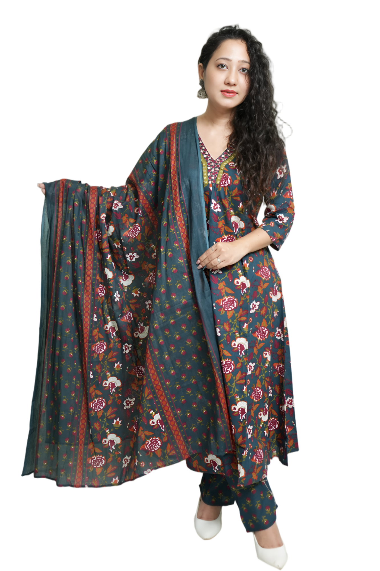 Anarkali cotton suit