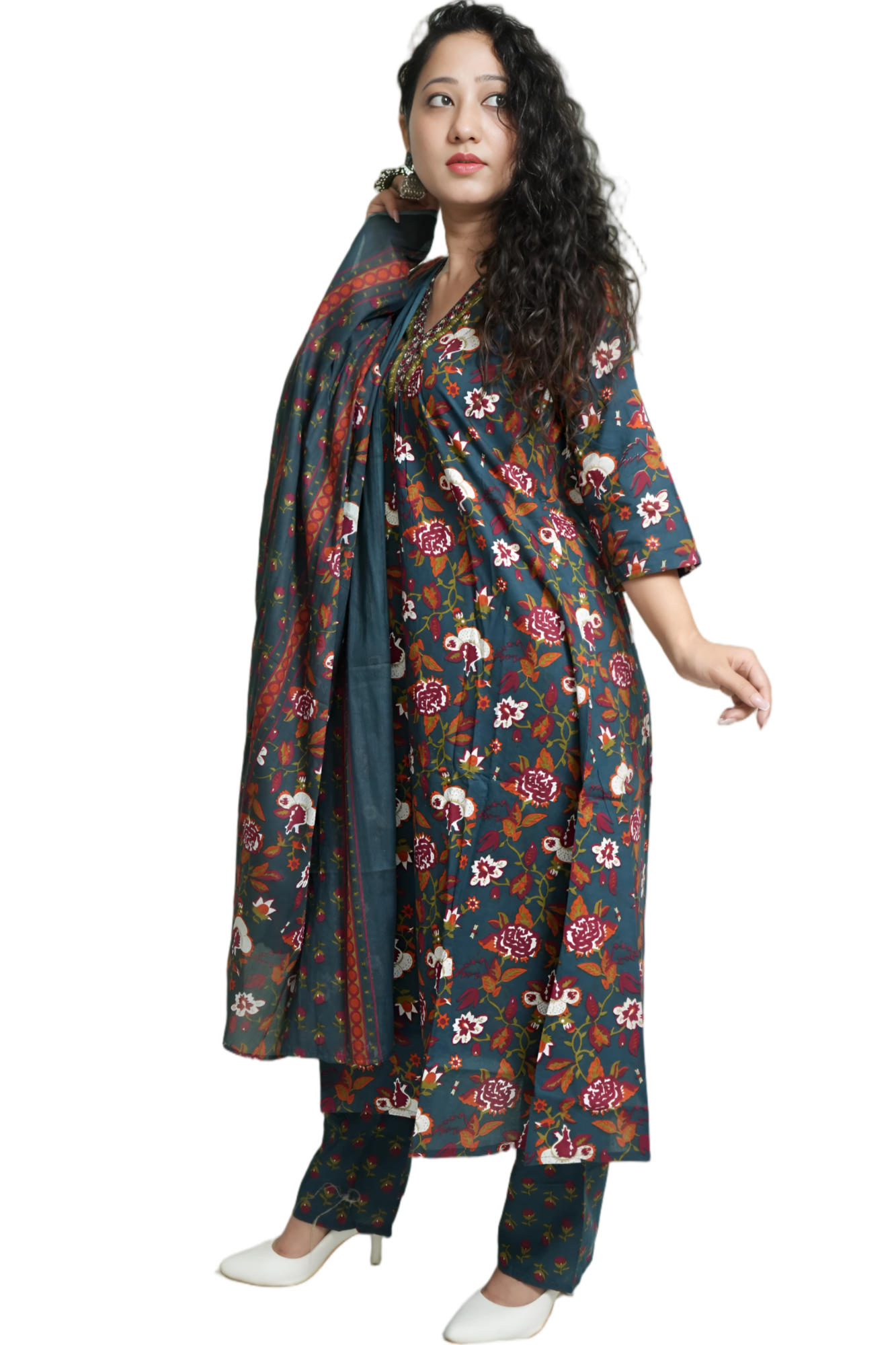 Anarkali cotton suit