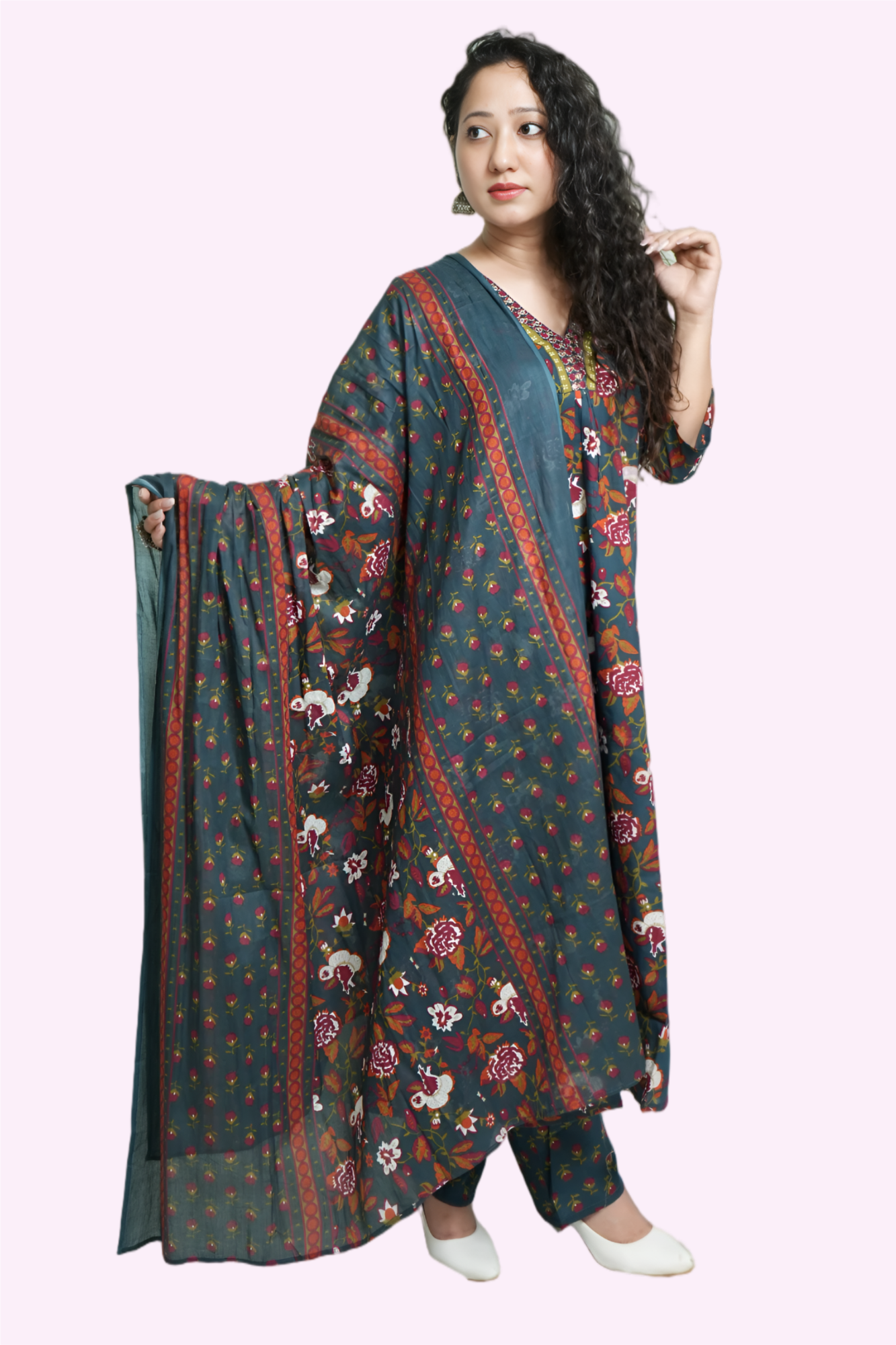 Anarkali cotton suit